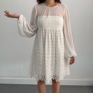 BCBG MaxAzria White lace dress